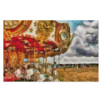 Amusement - The Merry-go-round Custom Stationery