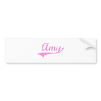 Amy Classic Style Name Bumper Sticker