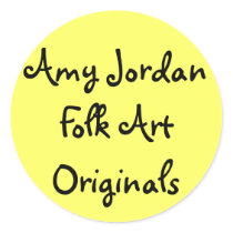 Amy Jordan Folk Art Originals - sticker