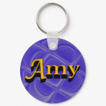 Amy Keychain by MakeItPersonal Amy Keychain