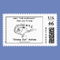 Amy the Elephant postage