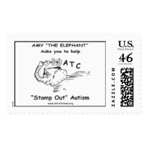 Amy the Elephant Postage Stamp