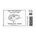 Amy the Elephant postage by atcoftexas Amy the Elephant postage