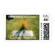 Amyloidosis Awareness - Aunt May - Aunt Duck Postage Stamp