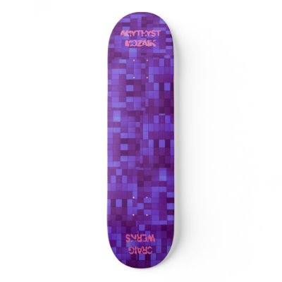AMYTHYST MOZAIK SKATEBOARD DECKS by craigwerks