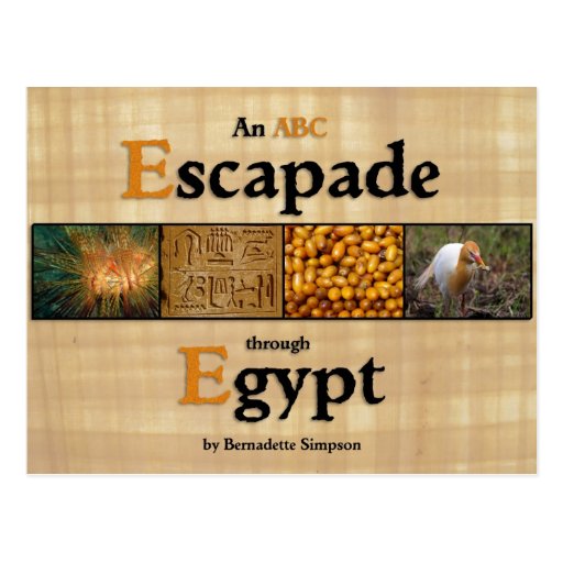 An ABC Escapade through Egypt Postcards
