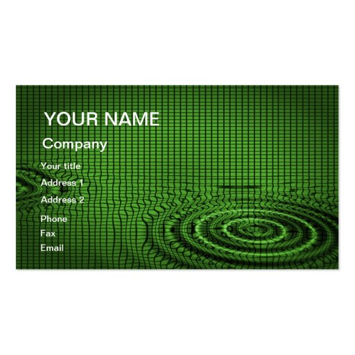 An abstract business card for you to customize