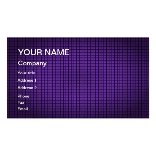 An abstract business card for you to customize (front side)