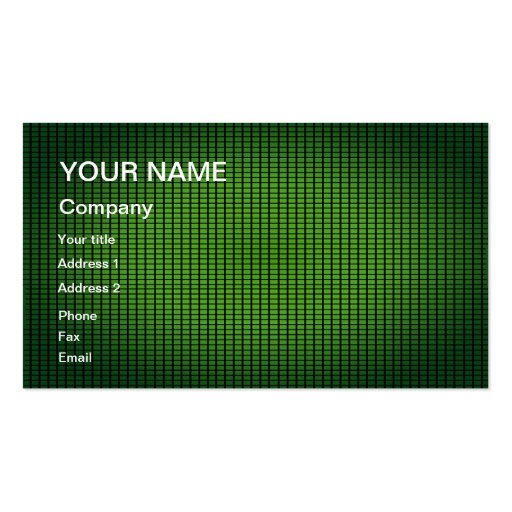 An abstract business card for you to customize (front side)