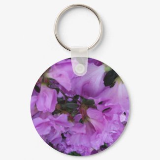 An Abstract Of An Azalea keychain