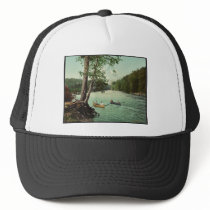 An Adirondack mountain stream classic Photochrom Trucker Hats