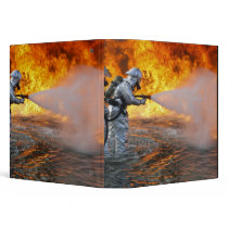 An aircraft rescue firefighting team binder