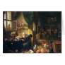An Alchemist in his Workshop Greeting Card