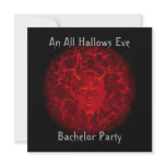 "An All Hallows Eve Bachelor Party" Phantom Devil Personalized Announcements