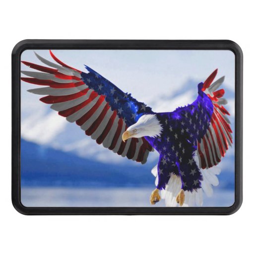 An American Eagle Trailer Hitch Cover | Zazzle