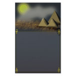 an ancient evening custom stationery