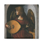 An Angel in Red with a Lute by Leonardo da Vinci Magnets