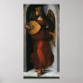 An Angel in Red with a Lute by Leonardo da Vinci Print
