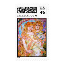 An angel in the spring and lovers. postage by 10240025 An angel in the spring and lovers. postage