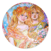 An angel in the spring and lovers. stickers by 10240025 An angel in the spring and lovers. stickers
