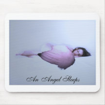 An Angel Sleeps Mousepad