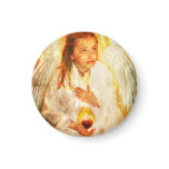An Angels Heart Refrigerator Magnet