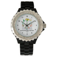 An Angiosperm State Of Mind Inside (Flower) Wrist Watches