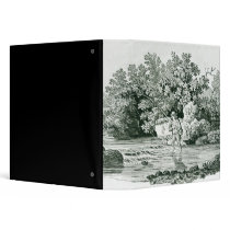 An Angler in a River Pool, from 'British Vinyl Binders