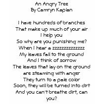 An Angry Tree Poem t-shirts by camikaplan An Angry Tree Poem t-shirts