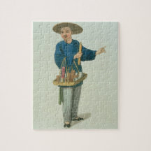 An Apothecary, plate 26 from 'The Costume of China Puzzles