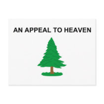 An Appeal To Heaven American Revolution Flag Postcard