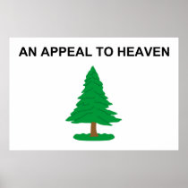 An Appeal To Heaven American Revolution Flag Poster