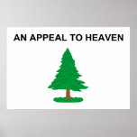 An Appeal To Heaven American Revolution Flag Poster