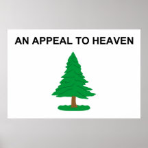 An Appeal To Heaven American Revolution Flag Poster