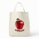 AN APPLE A DAY bags by dgpaulart AN APPLE A DAY bags