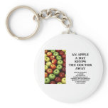 An Apple A Day Keeps The Doctor Away (Food Advice) Keychain