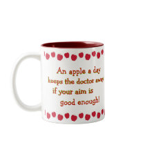 An Apple A Day Mug by ArtsyRavenclaw An Apple A Day Mug