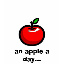 an apple a day... t-shirts