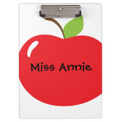 An Apple For Teacher Clipboard