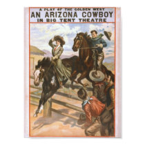 An Arizona Cowboy Retro Theater posters