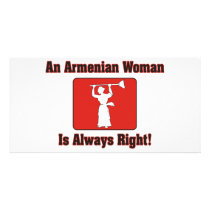 An Armenian Woman Is Always Right Photo Cards