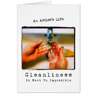 An Artist's Life: Cleanliness Photography Greeting Cards