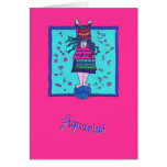 An Artsy Aquarius Greeting Greeting Card