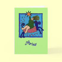 An Artsy Aries Greeting cards