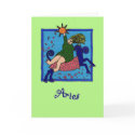 An Artsy Aries Greeting cards