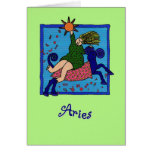 An Artsy Aries Greeting Greeting Card