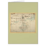 An Authentic 1690 Pirate Map Greeting Card