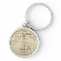 An Authentic 1690 Pirate Map Keychain