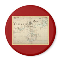 An Authentic 1690 Pirate Map Magnets