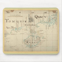 An Authentic 1690 Pirate Map Mousepads